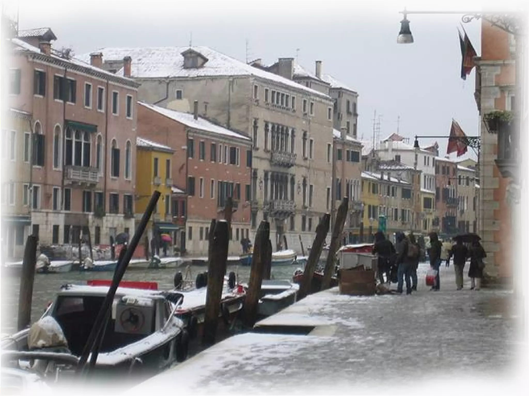 венеция под снегом