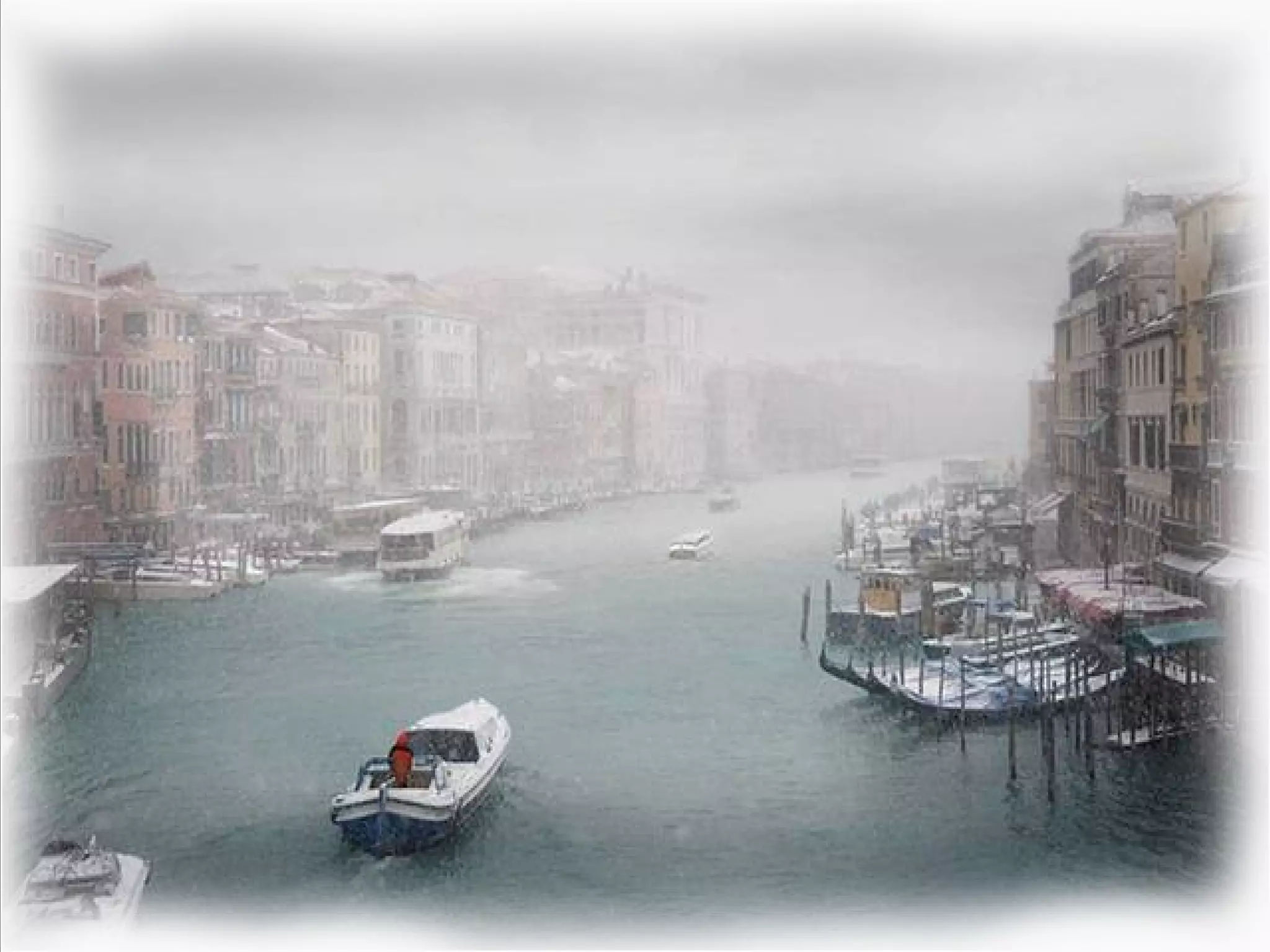 венеция под снегом