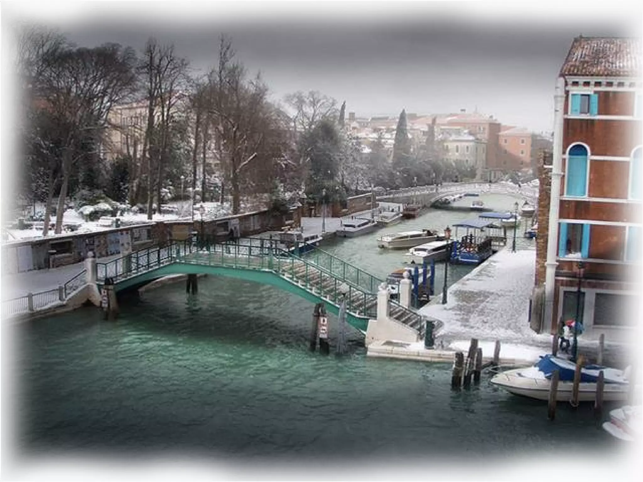 венеция под снегом