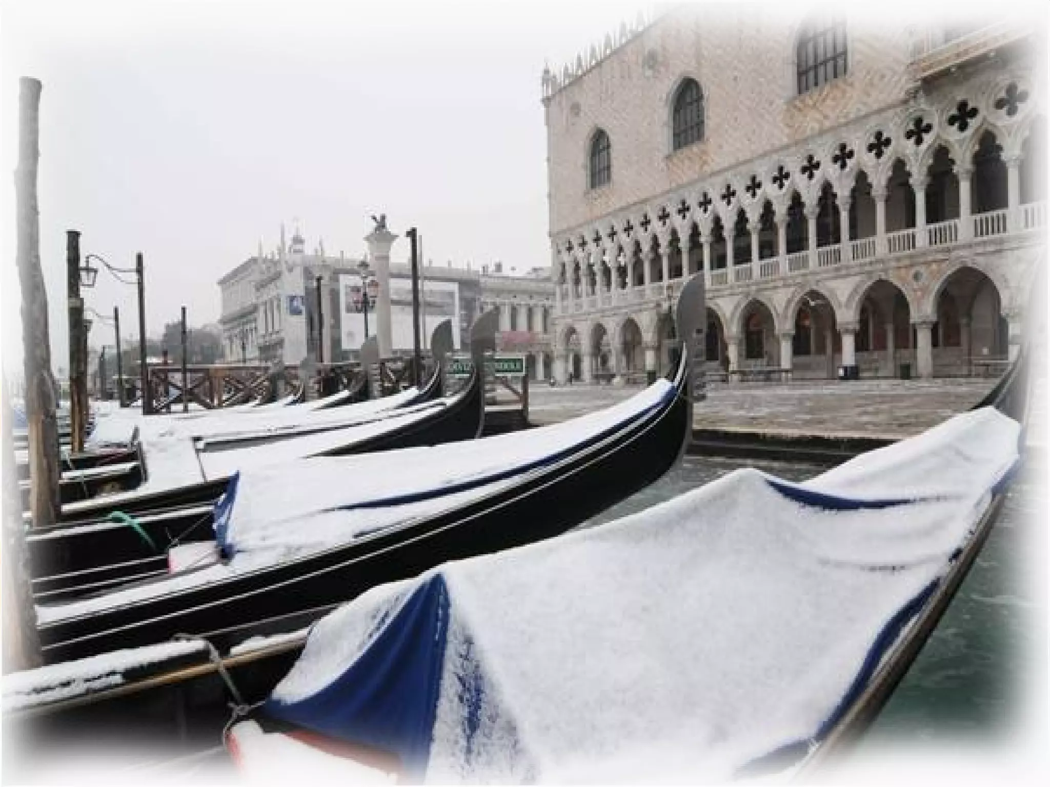 венеция под снегом