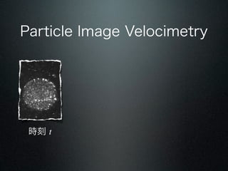 Particle Image Velocimetry




 r t
 