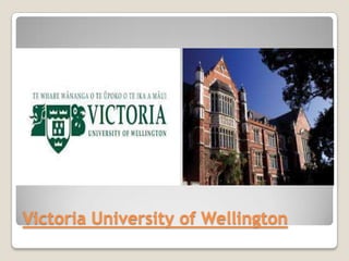 Victoria University of Wellington
 