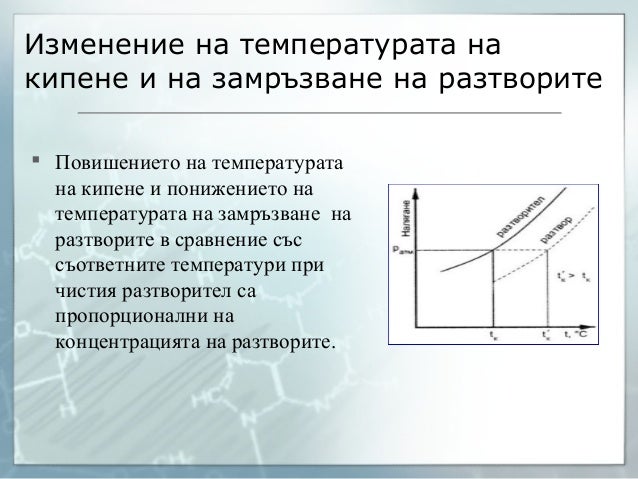 свойства на разтворите