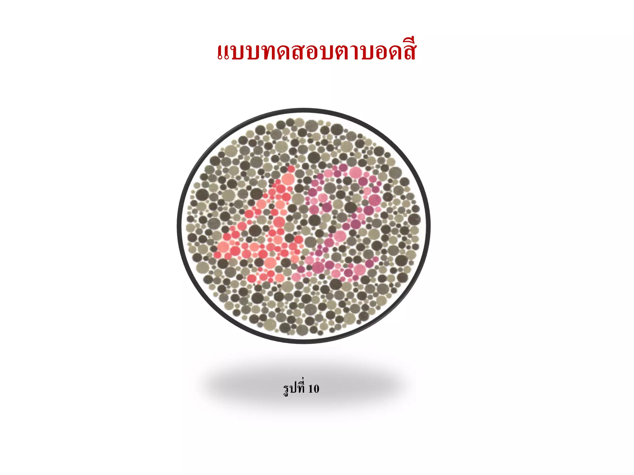 แบบทดสอบตาบอดสี




    รูปที่ 10
 