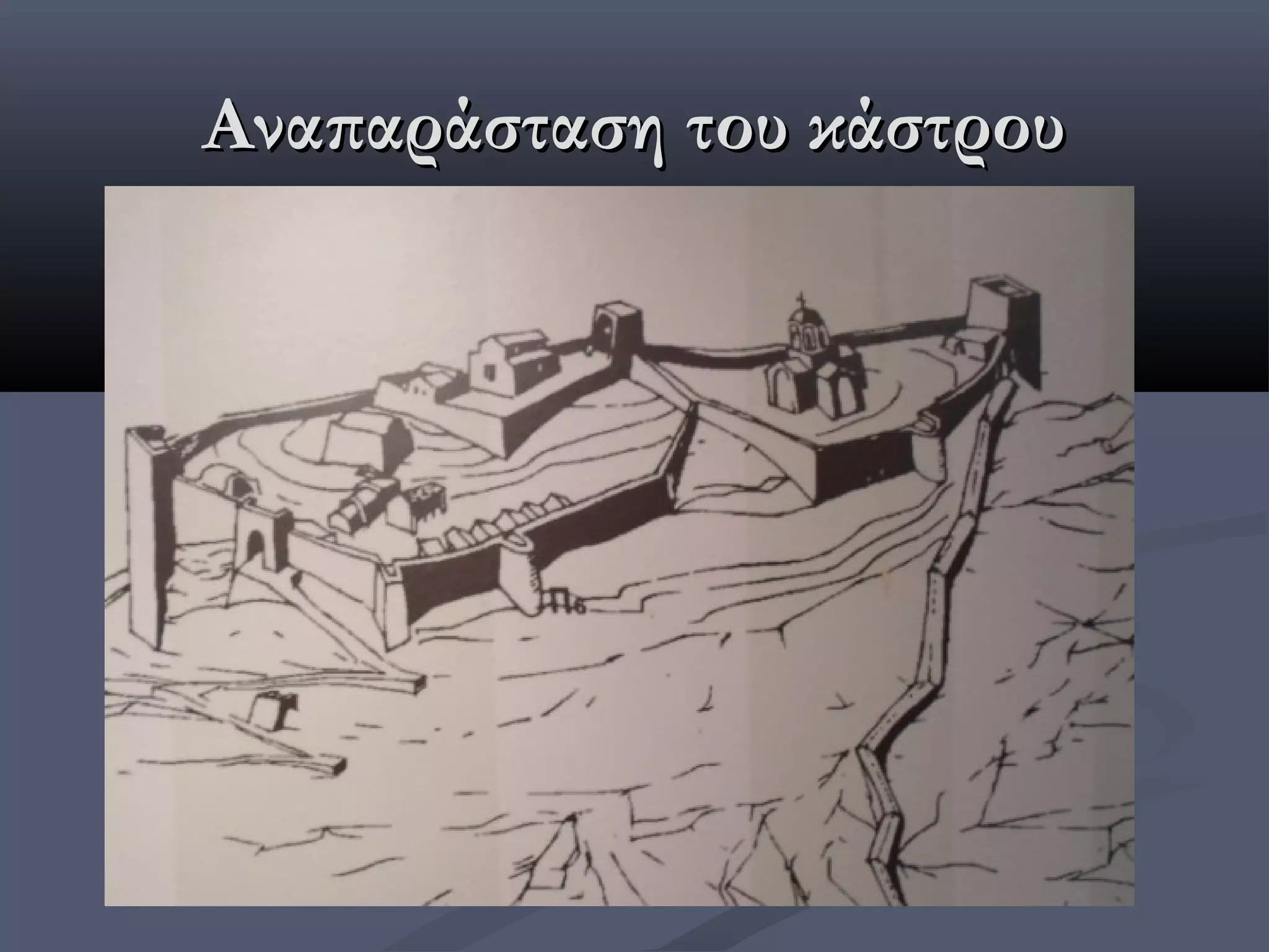 Αναπαράσταση του κάστρου
 