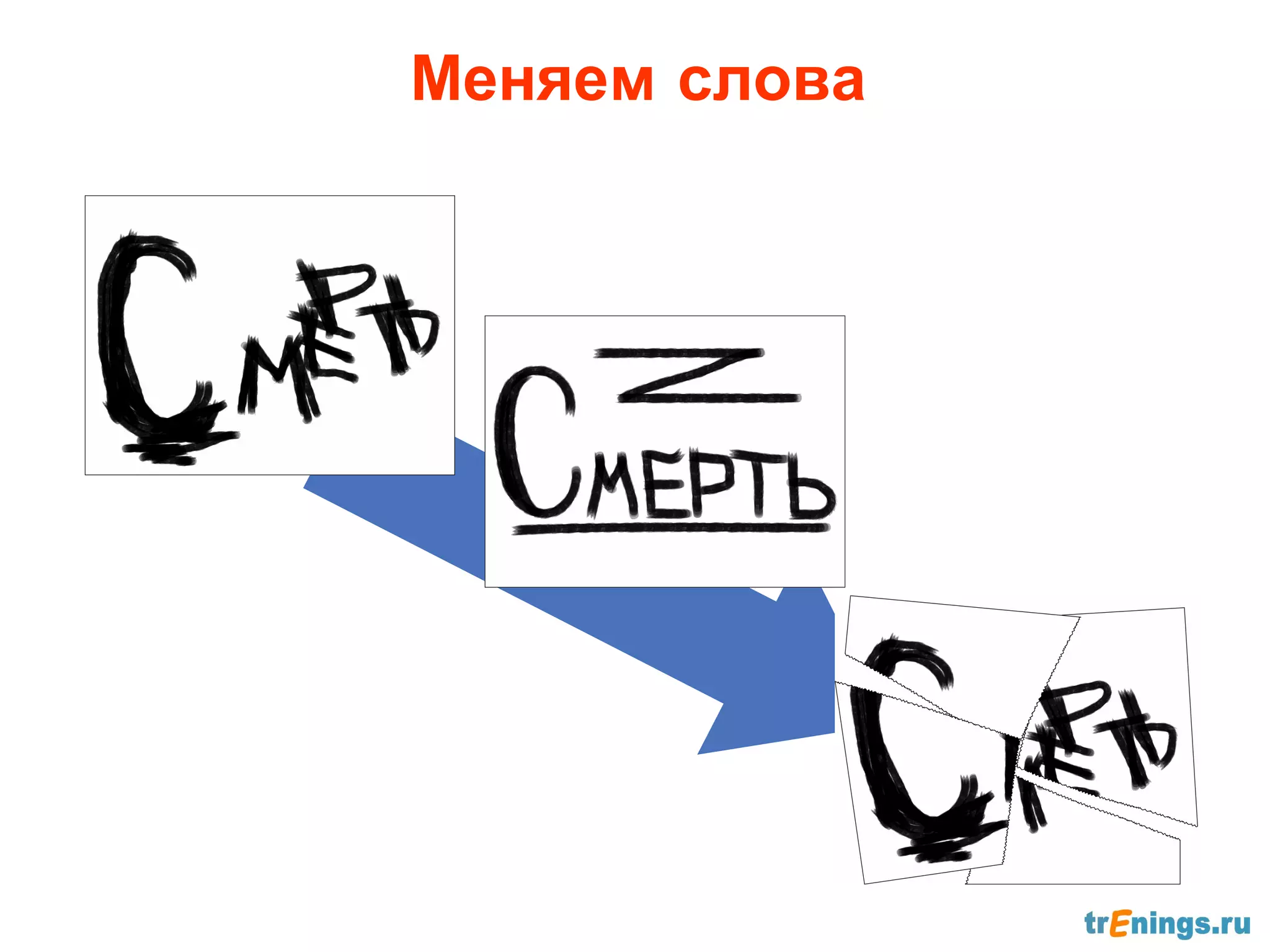 Меняем слова
 