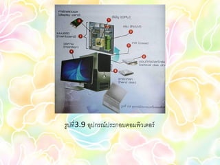 รูปที่3.9 อุปกรณ์ประกอบคอมพิวเตอร์
 