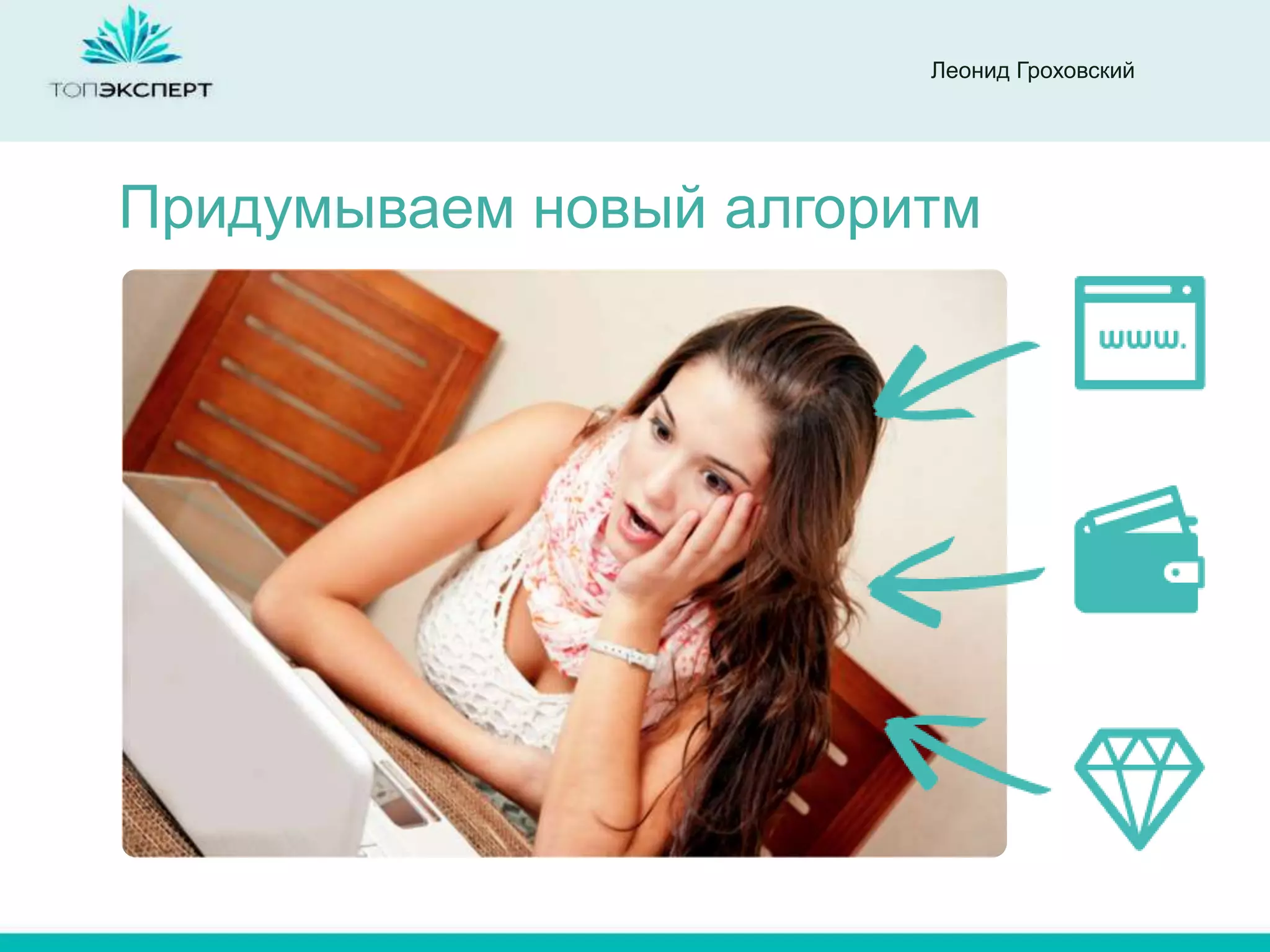 Леонид Гроховский




Придумываем новый алгоритм
 