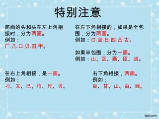 笔画笔顺