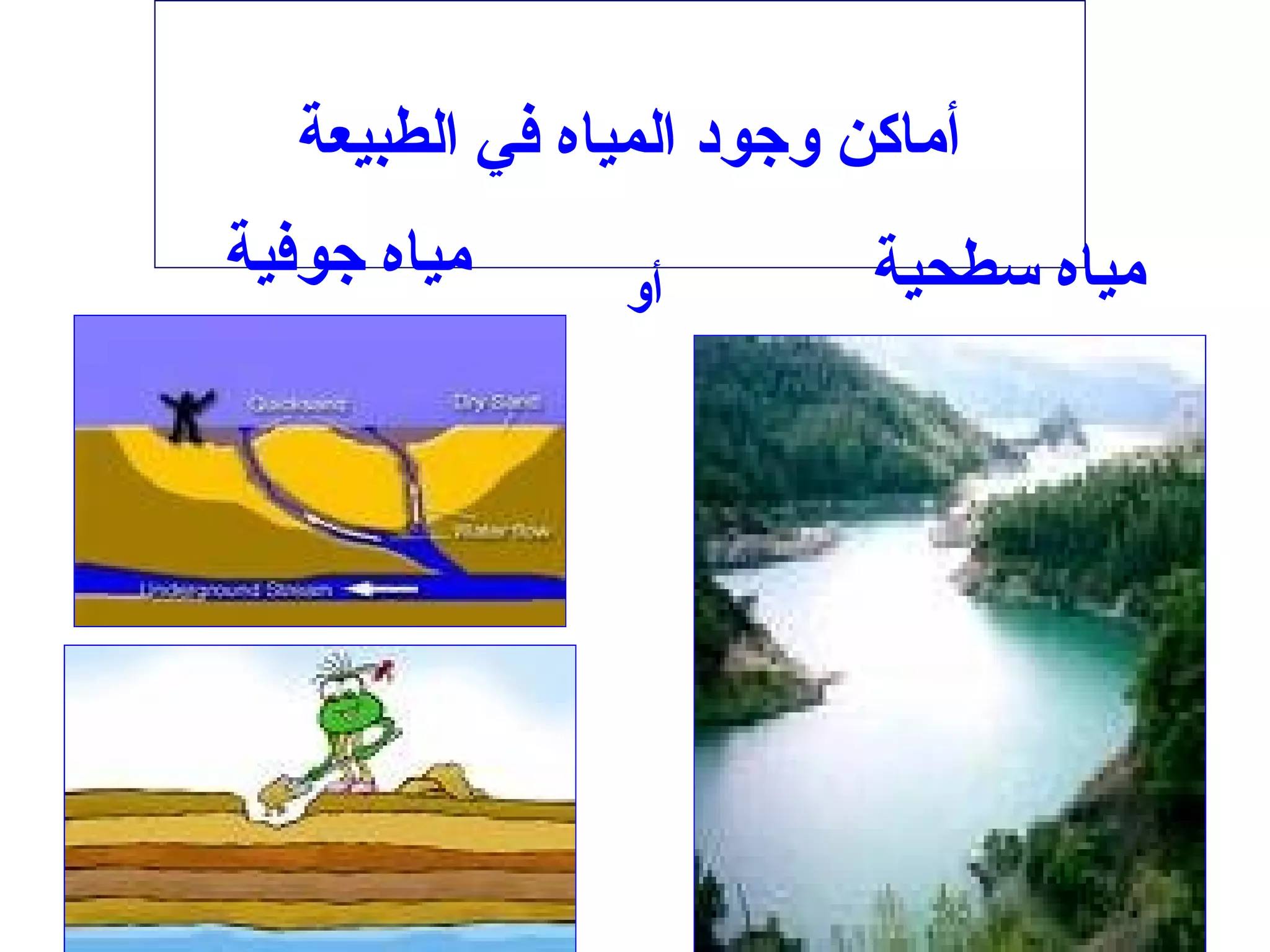 الماء سر الحياة | PPT