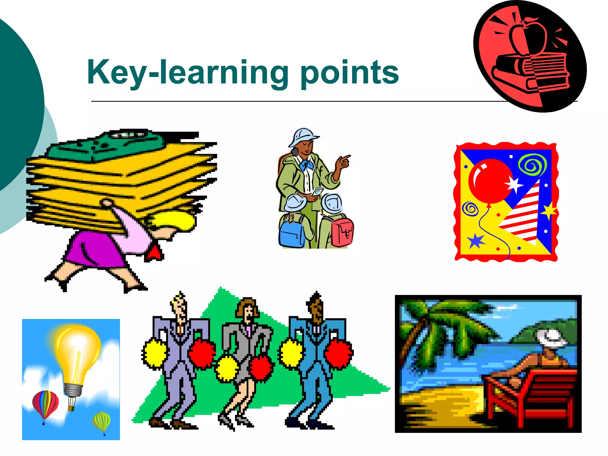 Key-learning points
 