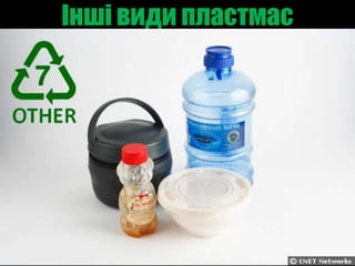 Інші види пластмас
 