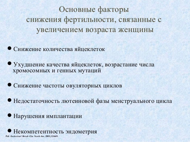 22 причины женского бесплодия воз