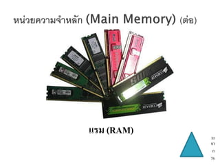 แรม (RAM)   33
            จา
             ก
            76
 