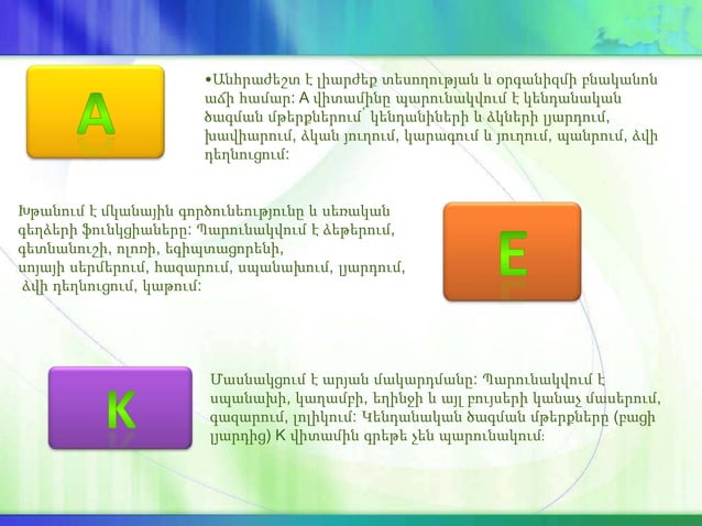 վ ի տ ա մ ի ն | PPT
