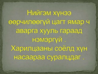 ёс суртахуун ба харилцаа