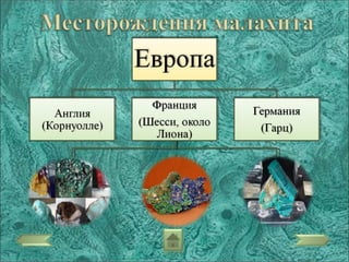 малахит | PPT