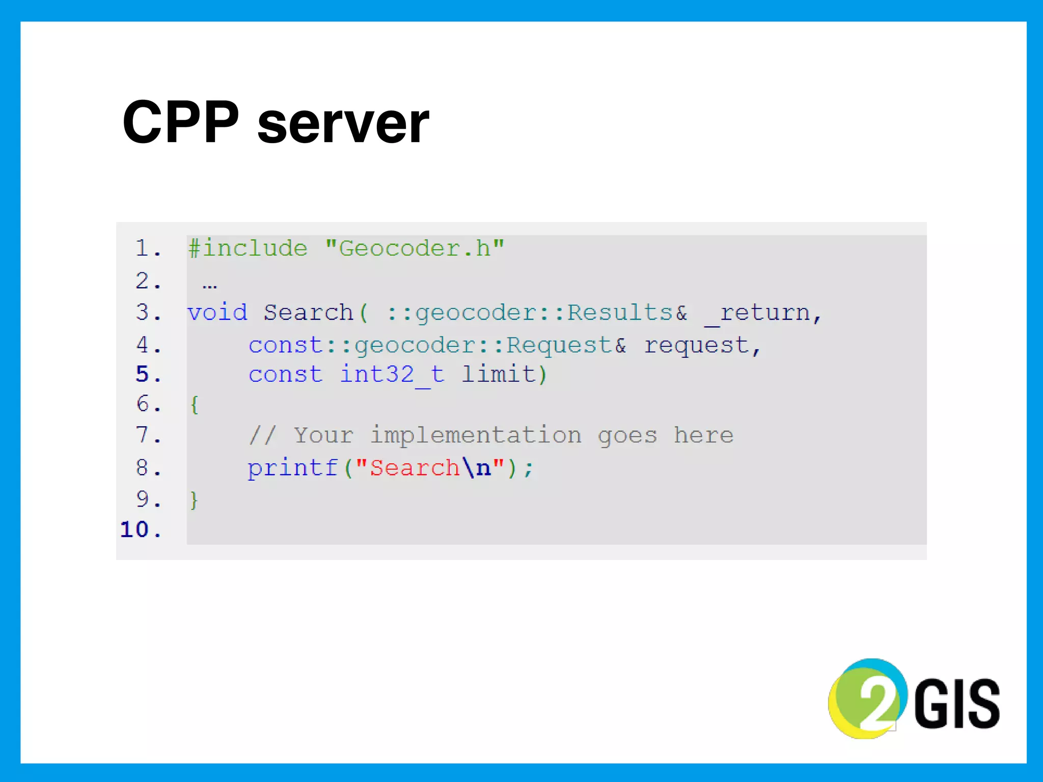 CPP server
 