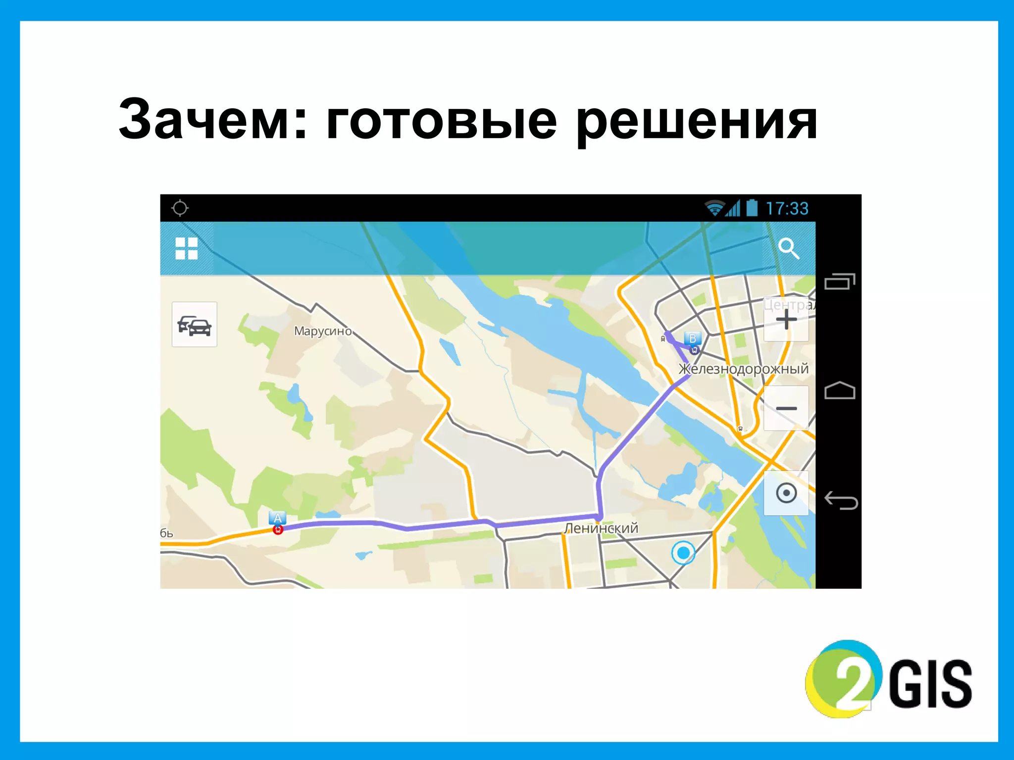 Зачем: готовые решения
 