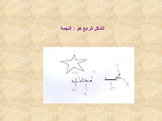 ‫النجمة‬ : ‫هو‬ ‫الرابع‬ ‫الشكل‬
 