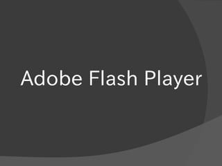 Adobe Flash Player
 