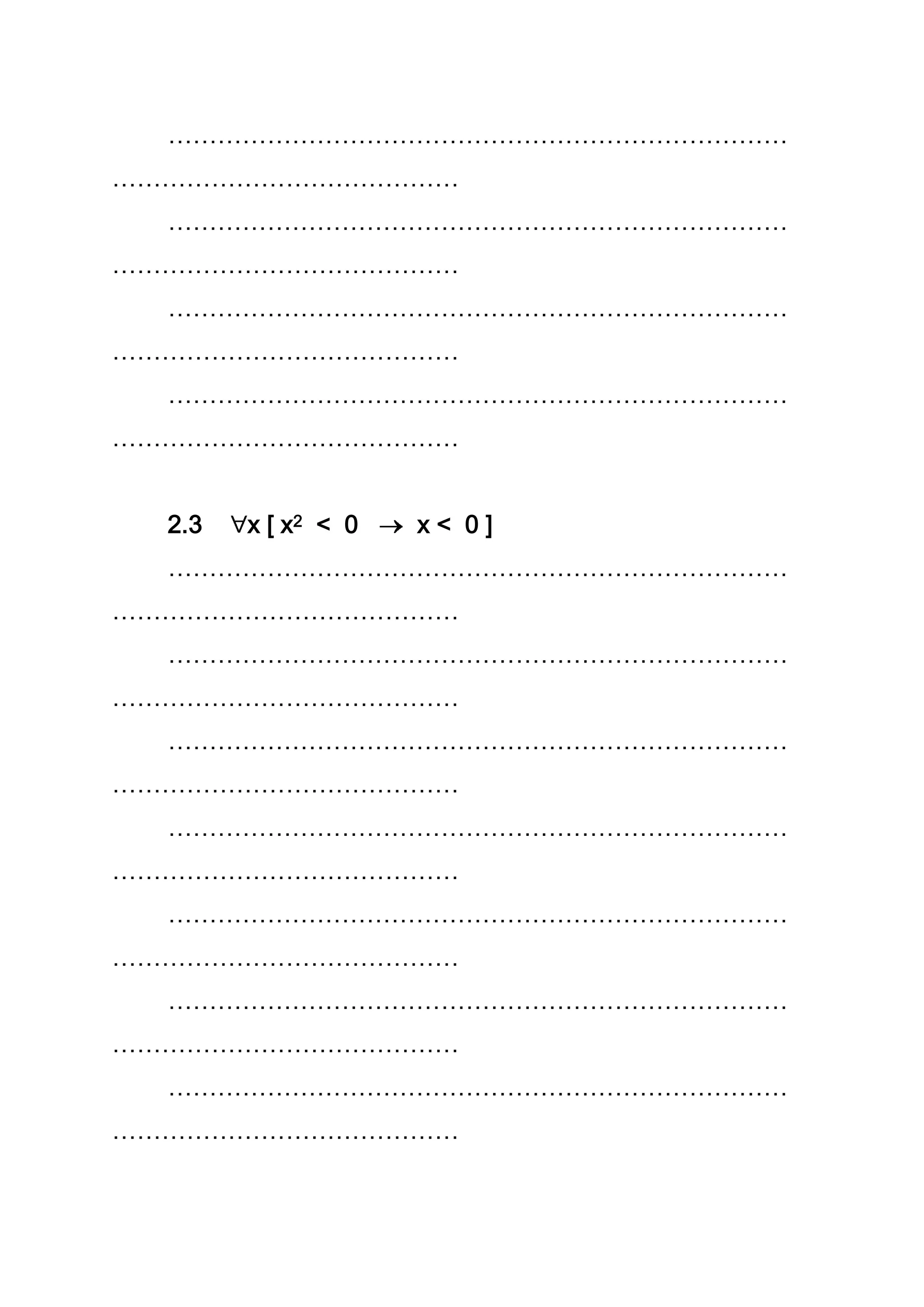 …………………………………………………………………
……………………………………
…………………………………………………………………
……………………………………
…………………………………………………………………
……………………………………
…………………………………………………………………
……………………………………
2.3 x [ x2 < 0 x < 0 ]
…………………………………………………………………
……………………………………
…………………………………………………………………
……………………………………
…………………………………………………………………
……………………………………
…………………………………………………………………
……………………………………
…………………………………………………………………
……………………………………
…………………………………………………………………
……………………………………
…………………………………………………………………
……………………………………
 