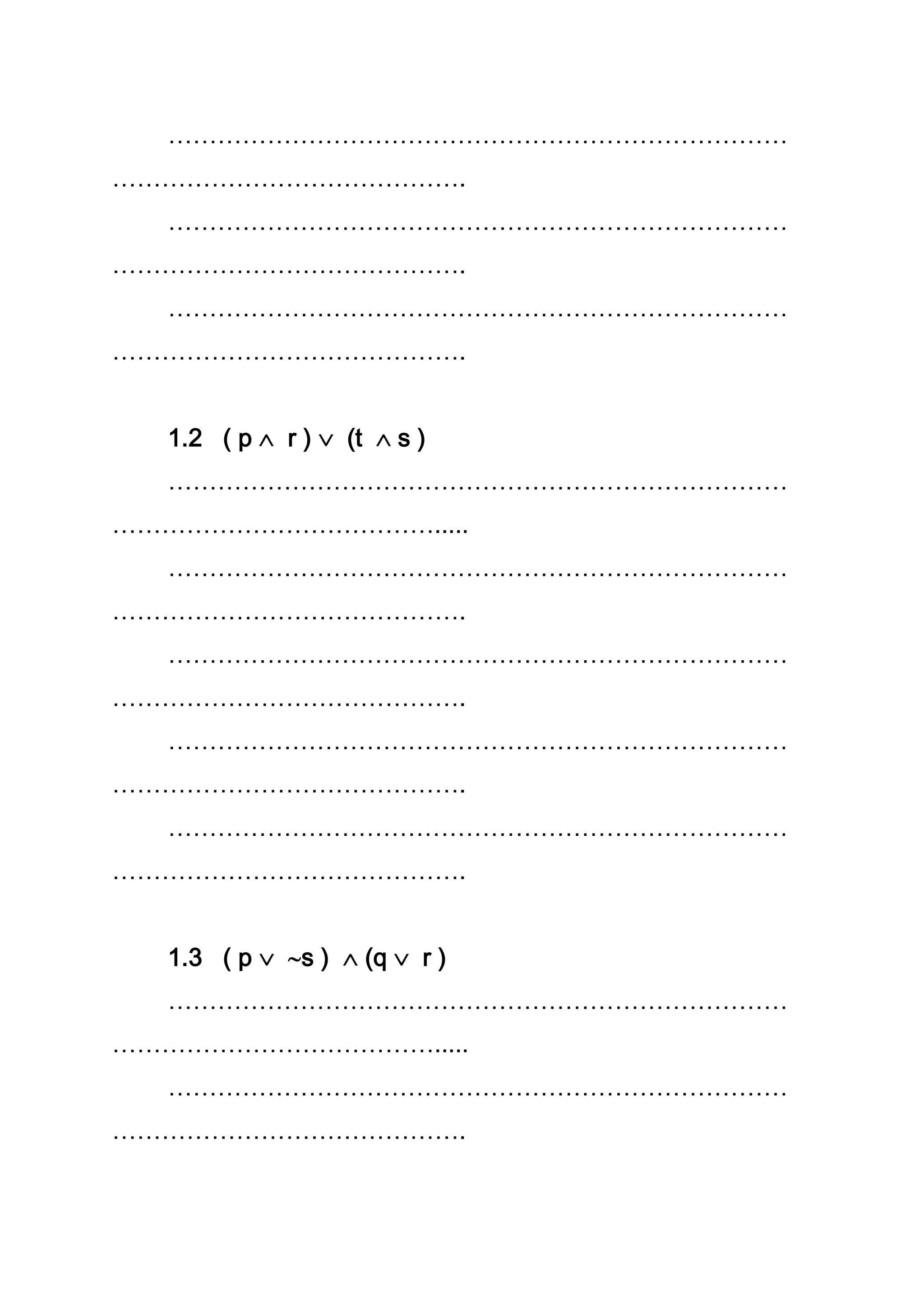 …………………………………………………………………
…………………………………….
…………………………………………………………………
…………………………………….
…………………………………………………………………
…………………………………….
1.2 ( p r ) (t s )
…………………………………………………………………
………………………………….....
…………………………………………………………………
…………………………………….
…………………………………………………………………
…………………………………….
…………………………………………………………………
…………………………………….
…………………………………………………………………
…………………………………….
1.3 ( p s ) (q r )
…………………………………………………………………
………………………………….....
…………………………………………………………………
…………………………………….
 