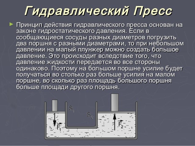 Простейшие гидравлические машины