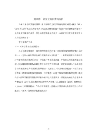 字母拼讀法在國小英語領域之課程設計與教學研究