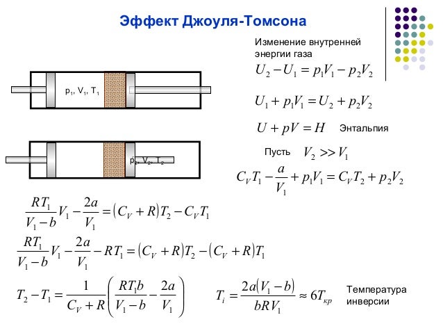 Клапан джоуля томсона это