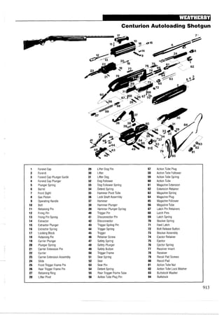 手枪霰弹枪步枪拆解图集