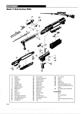 手枪霰弹枪步枪拆解图集