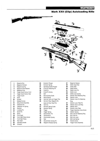 手枪霰弹枪步枪拆解图集