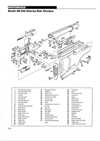手枪霰弹枪步枪拆解图集