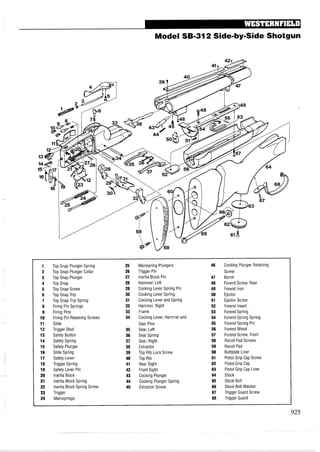 手枪霰弹枪步枪拆解图集