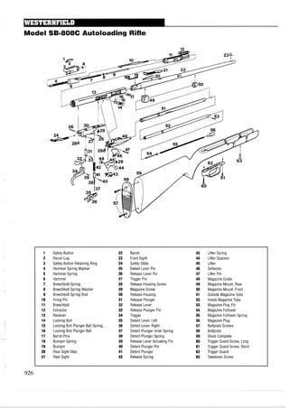 手枪霰弹枪步枪拆解图集