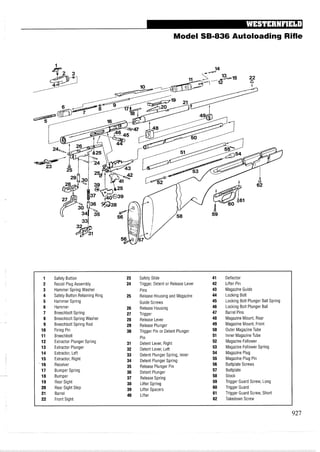 手枪霰弹枪步枪拆解图集