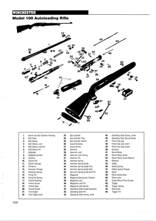 手枪霰弹枪步枪拆解图集