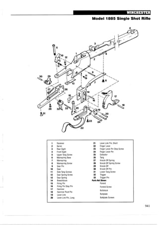手枪霰弹枪步枪拆解图集