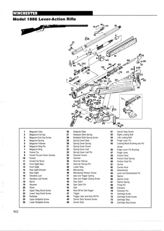 手枪霰弹枪步枪拆解图集