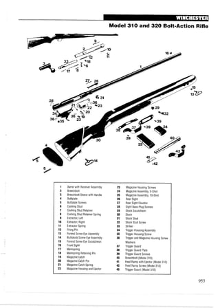 手枪霰弹枪步枪拆解图集