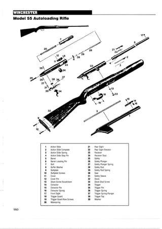手枪霰弹枪步枪拆解图集
