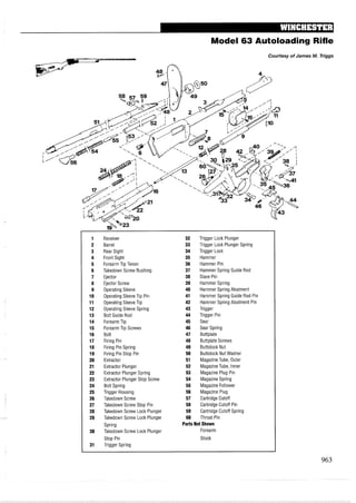 手枪霰弹枪步枪拆解图集