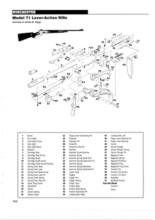 手枪霰弹枪步枪拆解图集