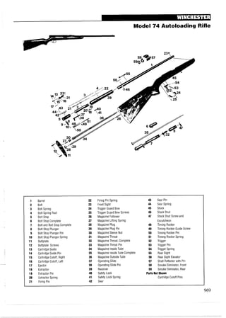 手枪霰弹枪步枪拆解图集
