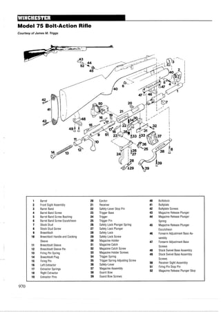 手枪霰弹枪步枪拆解图集