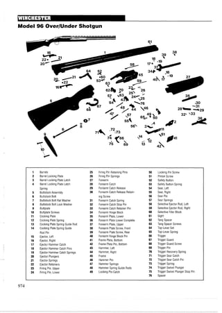 手枪霰弹枪步枪拆解图集