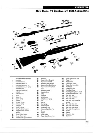 手枪霰弹枪步枪拆解图集