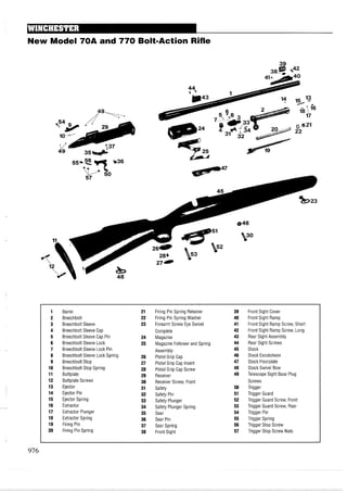 手枪霰弹枪步枪拆解图集