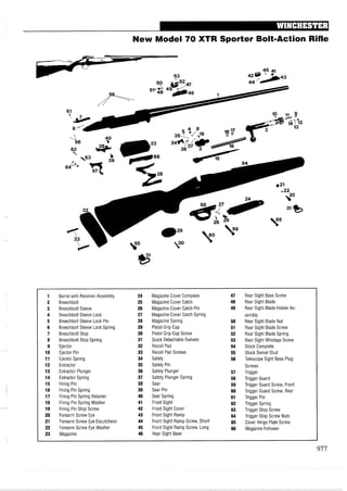 手枪霰弹枪步枪拆解图集